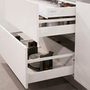 Portapiatti Estensibile con Maniglie 18,7-30,8 cm in Plastica Emuca Grigia