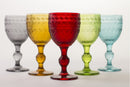 Set 6 Calici Ø8x16 cm in Vetro Villa d'Este Home Tivoli Mexico Multicolor