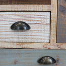 Mobile Damon 90x40x75 h cm in Legno Multicolor
