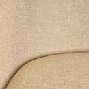 Poltrona Relax in Legno e Tessuto Colore Beige Chiaro Mod. Morla 60x58x77H cm