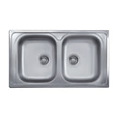 Lavello 86x50 cm doppia vasca 