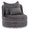 Poltrona Paris Space Grigio/Argento Ø84x72 cm in Legno e Spugna Grigio