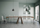 Consolle Allungabile 90-290x40x77 cm in Nobilitato Marrone