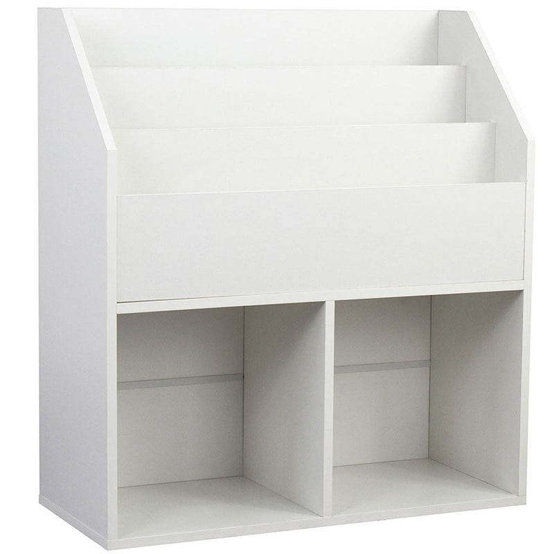 Libreria Per Cameretta TOPBATHY - In Legno, A Gradini, Per Libri E Giocattoli, Organizzatore Per Bambini