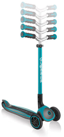 Monopattino 3 Ruote Pieghevole 5 Altezze Max 50 Kg Globber Master Blu