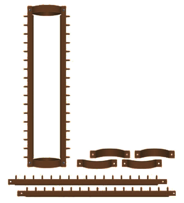 Sistema Antiladro con Punte in Acciaio per Pluviali Tubi Esterni Ø120 mm Marrone online