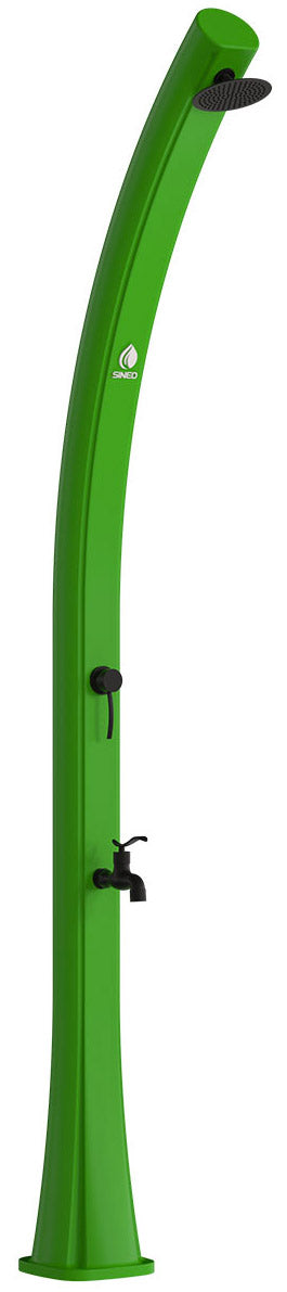 prezzo Doccia Solare da Giardino 22L Miscelatore e Lavapiedi Sined Sole Verde