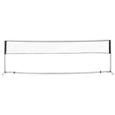 Rete per Pallavolo Tennis Portatile 5x1,3x1,58 m  Nera
