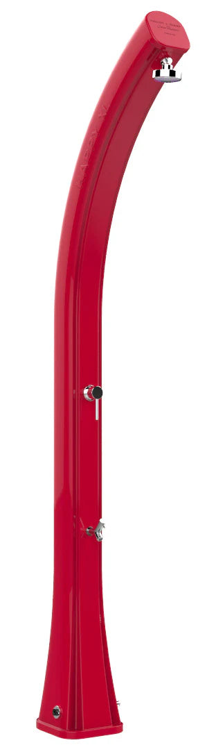 online Doccia Solare da Giardino 35L Miscelatore e Lavapiedi Arkema Happy XL Cherry
