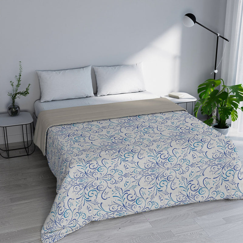 Trapuntino Estivo in Microfibra 100 gr con Stampa Ornato Tex Basic Varie Misure