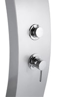 Doccia da Esterno Giardino Miscelatore e Lavapiedi Grigio Metallizzato