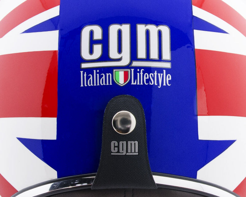Casco Jet per Scooter Occhiale Interno CGM Trafalgar 133K Blu