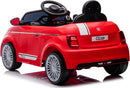 Macchina Elettrica per Bambini Licenza Ufficiale Fiat 500 Small 10,8V 3,1Ah Rosso      