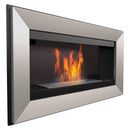 Camino a Bioetanolo da Parete 88x51 cm Flig Las Vegas Satinato Senza Vetro