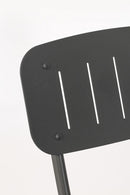 Set Tavolo e 2 Sedie da Giardino in Acciaio Yvonne Antracite