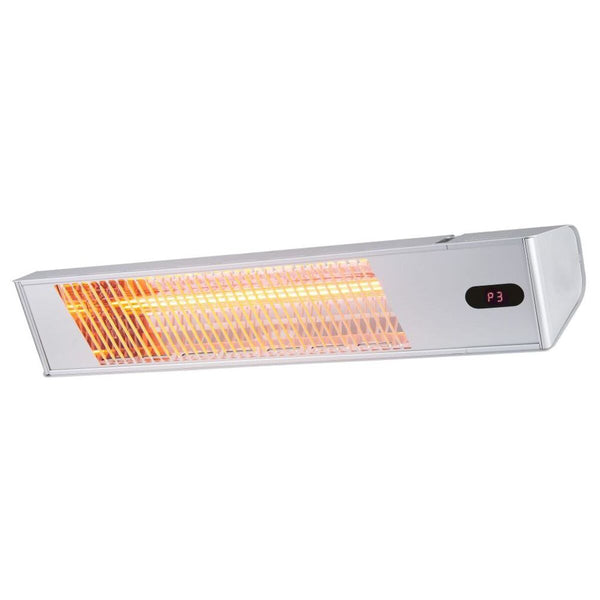 Stufa Elettrica ad Infrarossi da Esterno 74,2x11x13,9 cm 2000W Sined Acciaio Inox online
