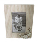 Portafoto 10x15 Shabby Chic Rettangolare 17,5x2,5x22,5 h cm in MDF Tortora