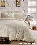 Copripiumino Matrimoniale con Sacco e Federe Tinto in Filo Garrini Jennifer Rosa