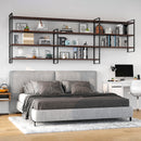 Struttura per Scaffale Lader H1790 Verniciato Nero Acciaio Emuca