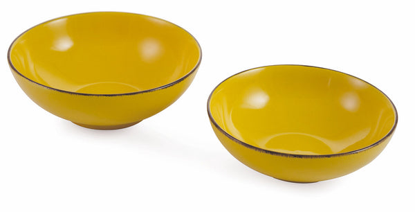 prezzo Set 2 Insalatiere in Gres Villa d'Este Home Tivoli Baita Glazed Gialli