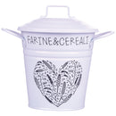 Secchiello per Farine e Cereali 13x13 cm  in Metallo VdE Tivoli 1996 Daily