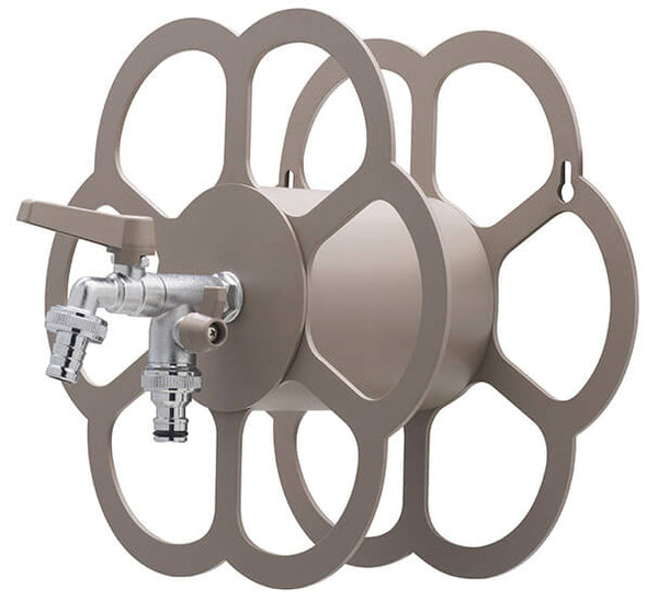 Portatubo da Muro in Metallo con Rubinetto a Doppia Uscita Belfer 42/FR Tortora acquista