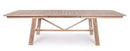 Tavolo Allungabile da Giardino 220/300x100x77.5 cm in Legno Teak Maryland Natural