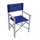 Sedia Regista da Giardino Siena 55x46x45/88 h cm in Textilene Blu
