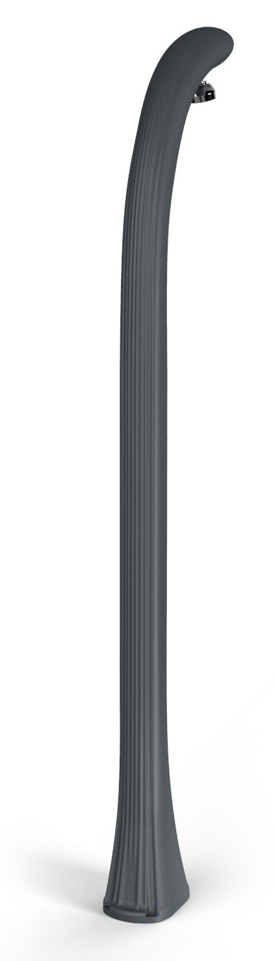 Doccia Solare da Esterno Giardino 20L Miscelatore Arkema Happy One Grigio Antracite