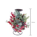 Centrotavola Natalizio 33 cm per 1 Candela
