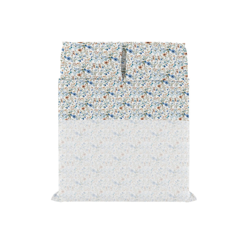 Set Lenzuola con Stampa Sopra Sotto e Federe Linea Ida Ermes Varie Misure