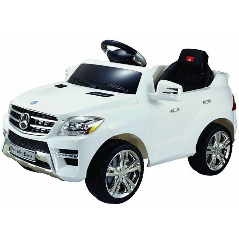 Macchina Elettrica per Bambini 6V con Licenza Mercedes Benz ML350 Bianca