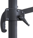 Ombrellone da Giardino Decentrato 3x4m in Alluminio e Poliestere Ecrù