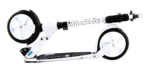 Monopattino 2 ruote Grandi Telescopico e Ripiegabile Max 100Kg Micro Bianco