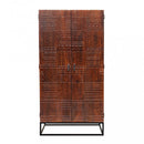 Mobile Daren 96x56x186 h cm in Legno Marrone