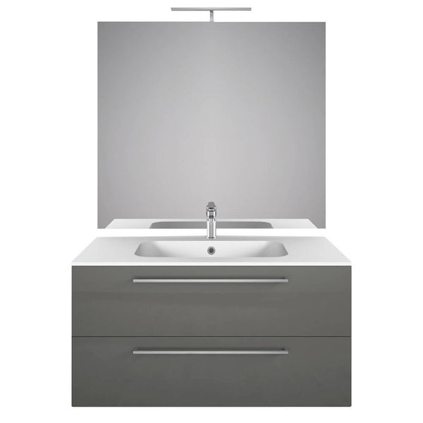 Mobile da Bagno sospeso Samoa 10 Laccato Grigio TFT prezzo
