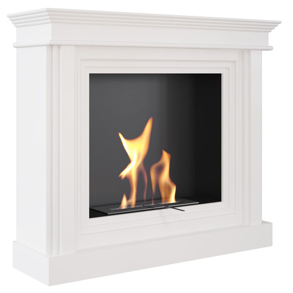 prezzo Camino a Bioetanolo da Pavimento 113x33,9 cm Flig Waco Bianco