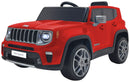 Macchina Elettrica per Bambini 12V con Licenza Jeep Renegade Rossa
