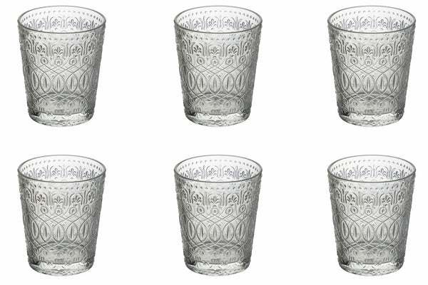 online Set 6 Bicchieri Acqua in Vetro 310 ml Villa d'Este Home Tivoli New Marrakech