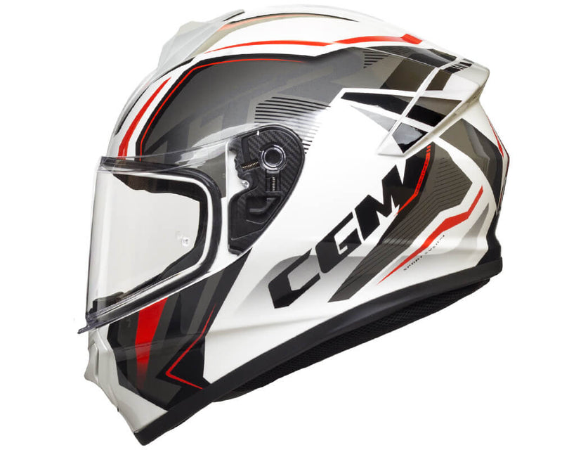 Casco Integrale per Scooter Visiera Lunga CGM Suzuka 301G Bianco Varie Misure