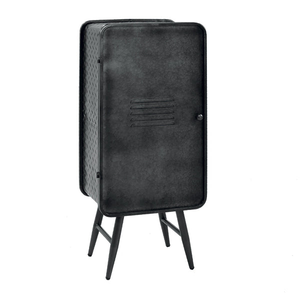 Cantinetta 6 Posti in Metallo 44x30x107cm Loker Nera sconto