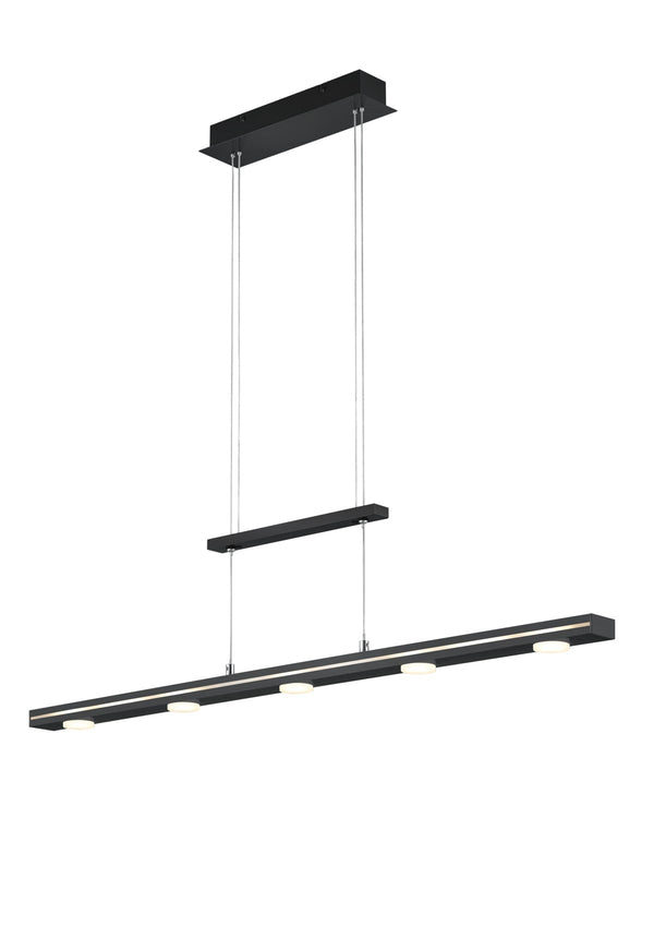 sconto Lampada a Sospensione da Interno a LED in Metallo Nickel Opaco