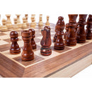 Scacchiera Pieghevole Salvaspazio in Legno 29x29 cm Deluxe per Appassionati