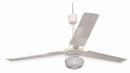 Ventilatore da Soffitto 3 Pale e Lampada Ø140 cm 5 Velocità Kooper Bianco