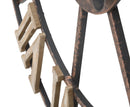 Orologio da Muro Plus Ø71,5x4 cm in Ferro e MDF Marrone