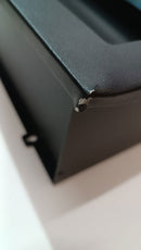 Camino a Bioetanolo da Incasso ad angolo 90x22,4x45 cm Sutri 90 DX Nero Seconda Scelta