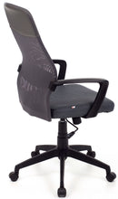 Poltrona da Ufficio Direzionale in Tessuto Network Grigia