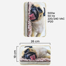 Borsa Acqua Calda Elettrica 550W con Stampa Beige