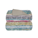 Trapunta Invernale Stampata in Microfibra 300gr Doubre Face Love Lines Varie Misure