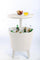 Tavolino Termico Piano Rialzabile Ø49,5 cm in Resina Keter Cool Bar Bianco